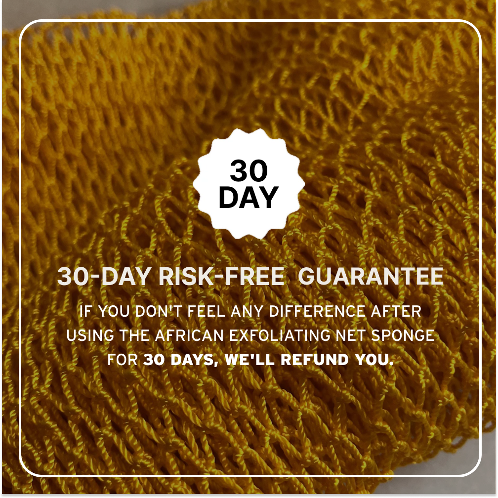 YumiGlow™ African Exfoliating Body Net Sponge